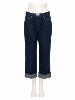 LOFT Dark Blue Wide-Leg Jeans